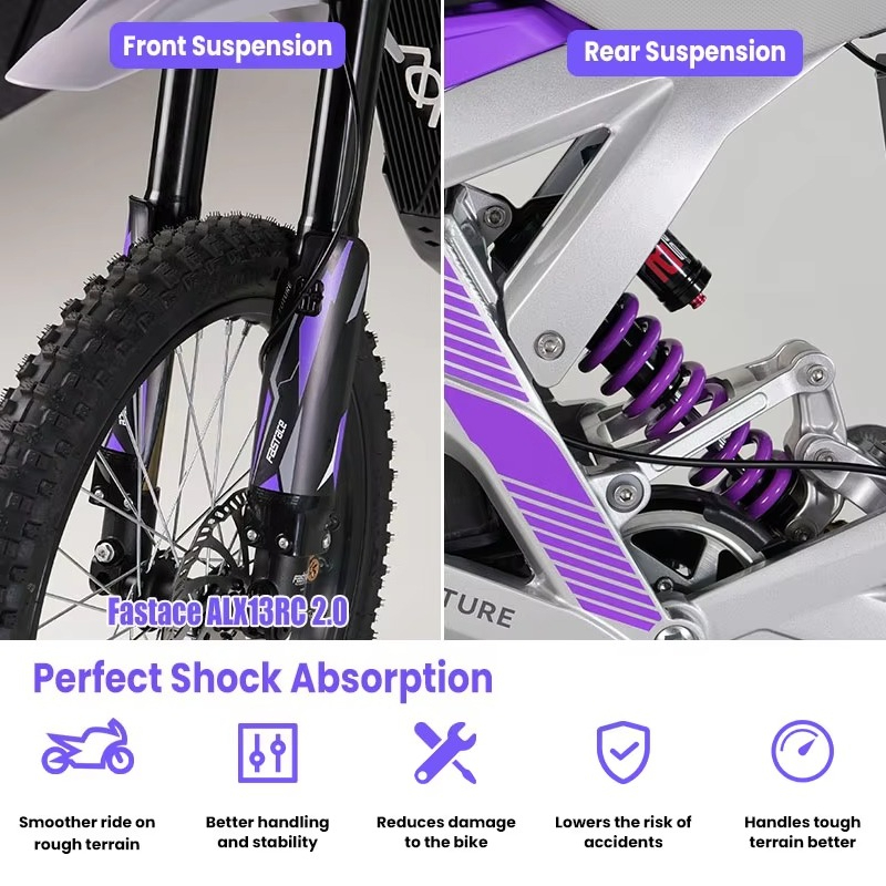 دراجة SXLL 79 كهربائية 72 فولت - مراجعة 72V 12000W Electric Dirt Bike وسعره
