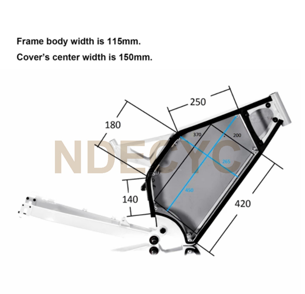 إطار دراجة كهربائية من NBpower - مراجعة 8000W Stealth Bomber Ebike وسعره