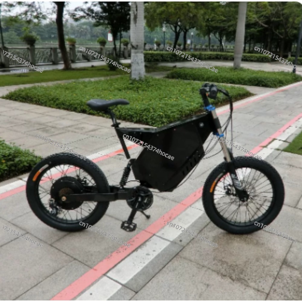 طقم تحويل الدراجة الكهربائية D - مراجعة 8000W Stealth Bomber Ebike وسعره