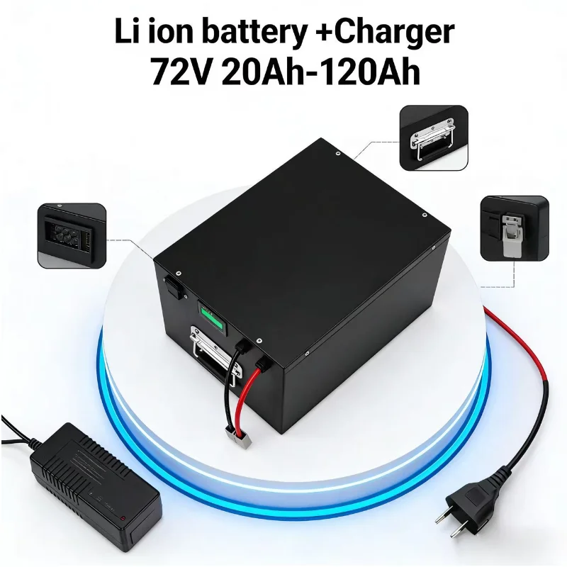 بطارية ليثيوم أيون 17S 60V بسع - مراجعة 60V 30Ah Electric Scooter Battery وسعره