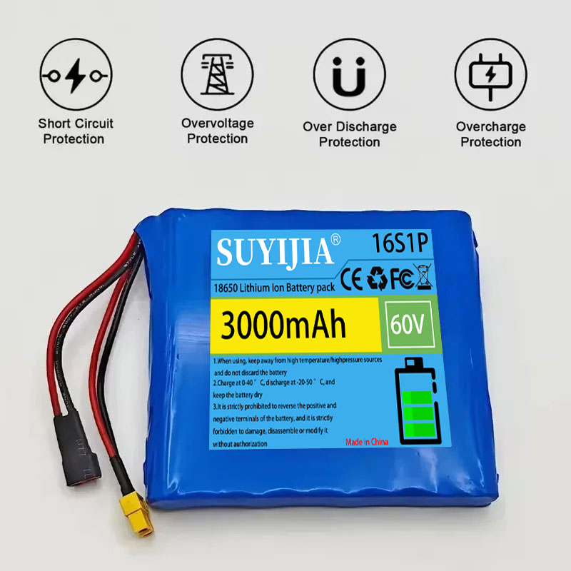 بطارية ليثيوم للدراجات الكهربا - مراجعة 60V 30Ah Electric Scooter Battery وسعره